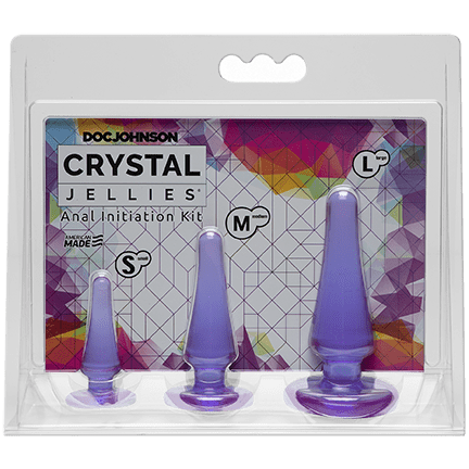 Crystal Jellies® Anal Initiation Kit - Purple 2_2