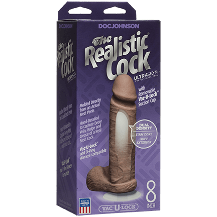 The Realistic® Cock ULTRASKYN™ 8” - Caramel 3_3