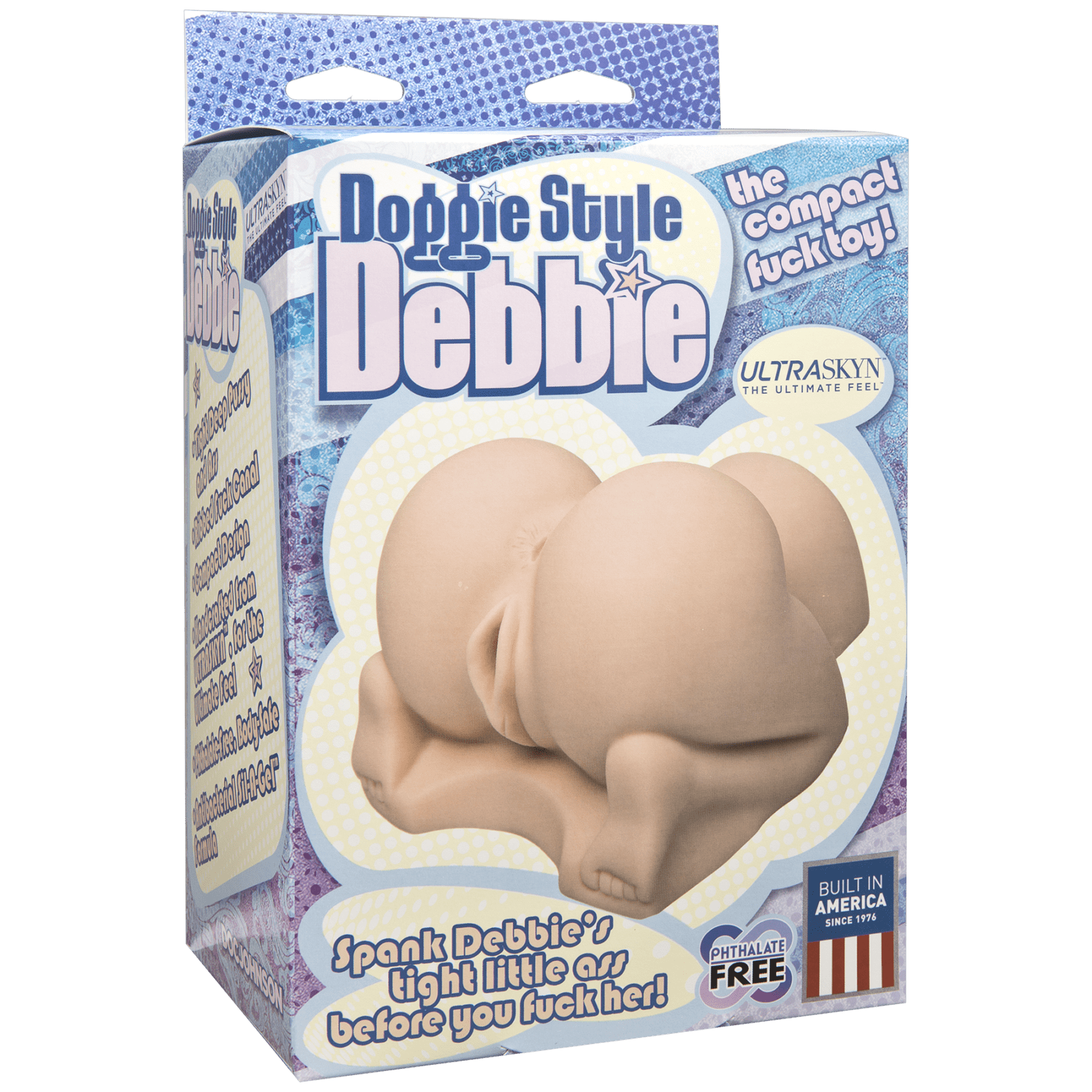 Doggie-style debbie vibrating stroker