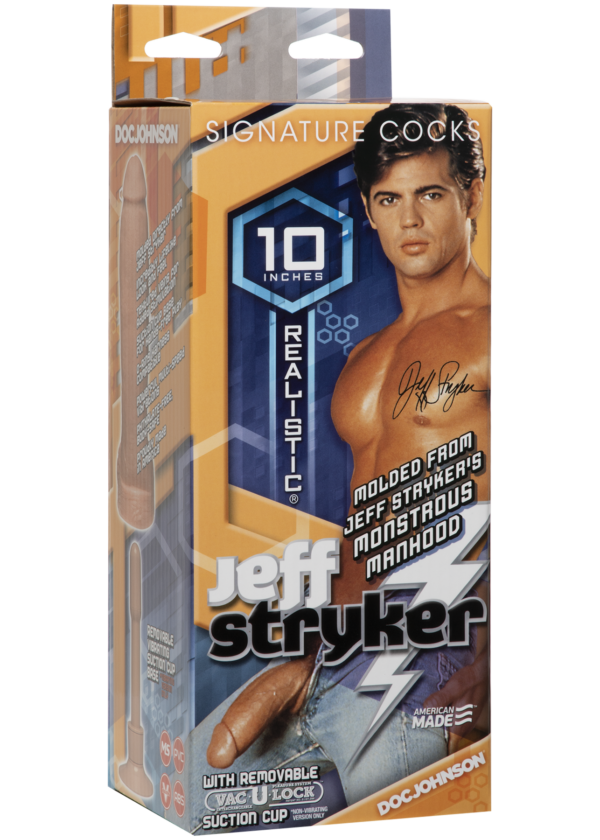 Signature Cocks - Jeff Stryker Realistic Cock w/ Removable Vac-U-Lock™ Suction Cup