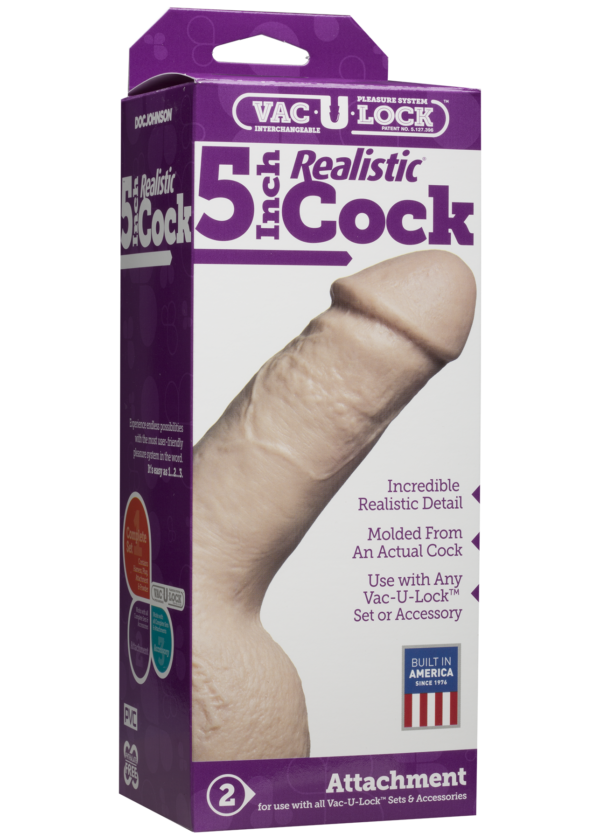 Vac-U-Lock™ - 5" Realistic - Vanilla