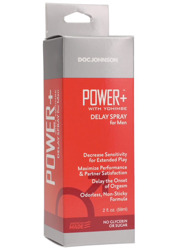 Power+ with Yohimbe - Delay Spray For Men