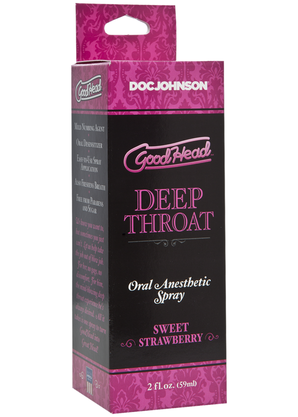 GoodHead™ Deep Throat Spray – Sweet Strawberry