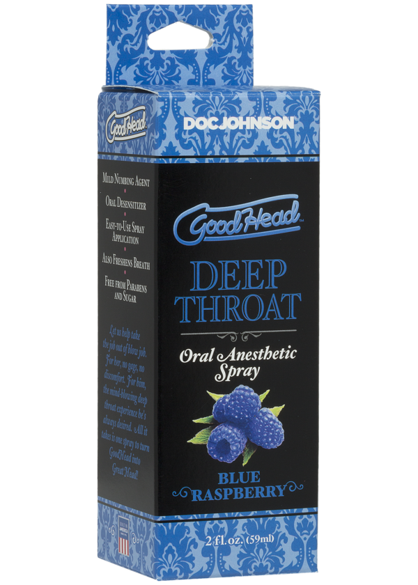 GoodHead™ Deep Throat Spray – Blue Raspberry