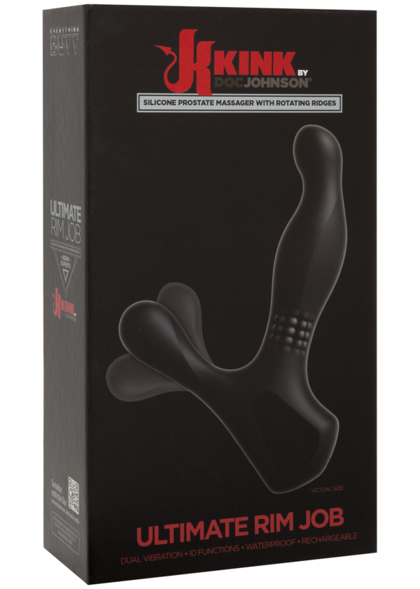KINK - Ultimate Rim Job - Silicone Prostate Massager with Rotating Ridges