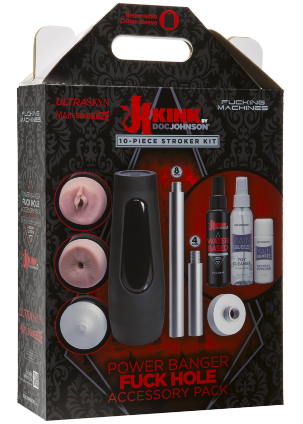 KINK - Power Banger Fuck Hole Accessory Pack - 10 Piece Kit