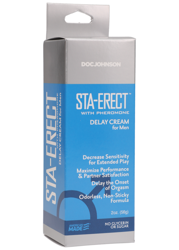 Sta-Erect with Pheromone - Delay Cream For Men