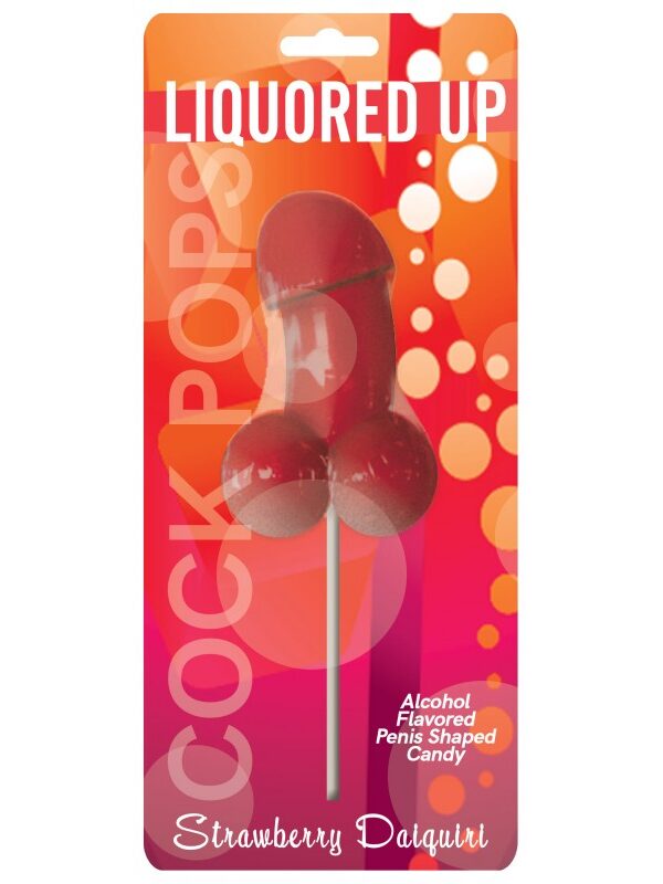 Liquored Up Cock Pops ( Strawberry Daiquiri)